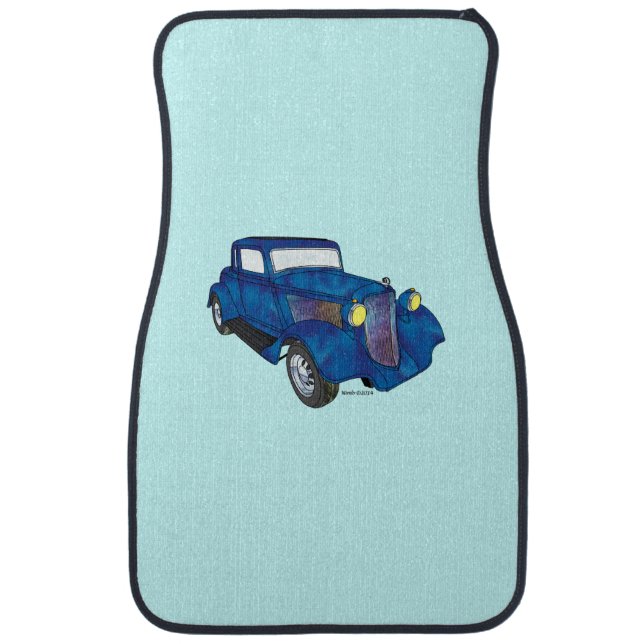33 Plymouth 5 Window Coupe Car Floor Mat (Front)
