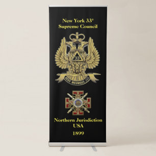 33°  RETRACTABLE BANNER