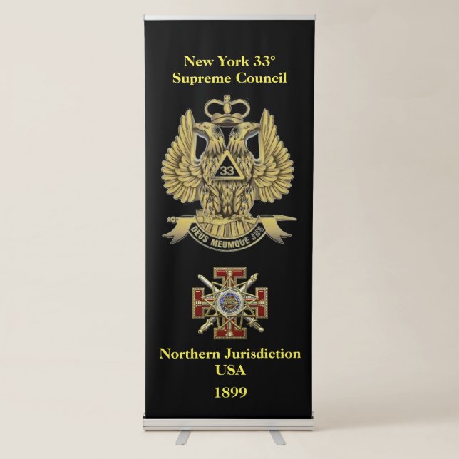 33°  RETRACTABLE BANNER (Front)