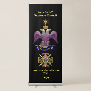 33°  RETRACTABLE BANNER