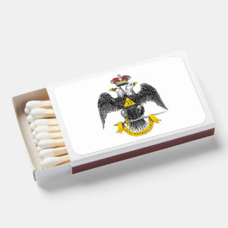 33° Scottish Rite Personalized Matches – Set of 50