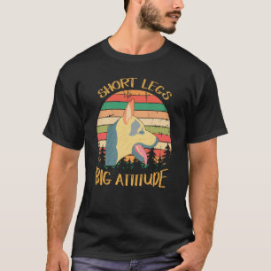33 Short Legs Big Attitude Cute German Shepherd T-Shirt