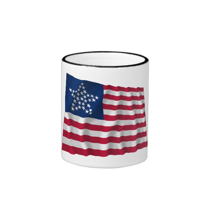 33 star flag, Great Star pattern Mug