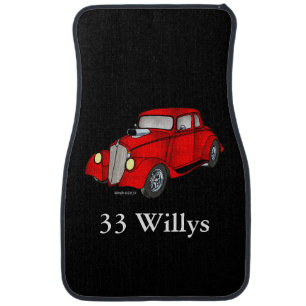 33 Willys Coupe Car Floor Mat
