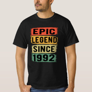 33 Years Old Bday Epic Legend 33rd Birthday Gift T-Shirt