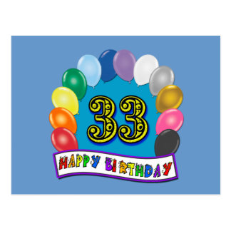 Happy 33rd Birthday Cards | Zazzle