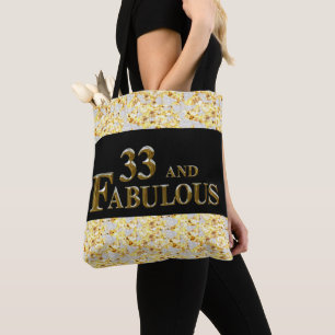 33rd Birthday Tote Bag