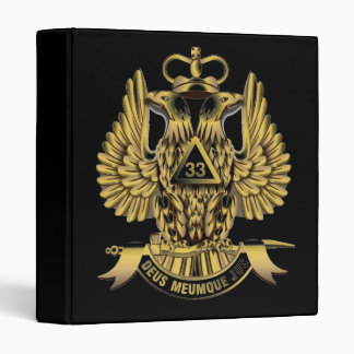 33rd DEGREE MASON 3 Ring Binder