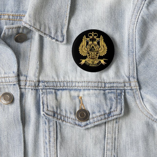 33rd DEGREE MASON Button (In Situ)