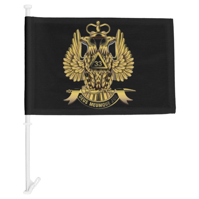 33rd DEGREE MASON Car Flag (Front)