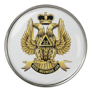 33rd DEGREE MASON Golf Ball Marker