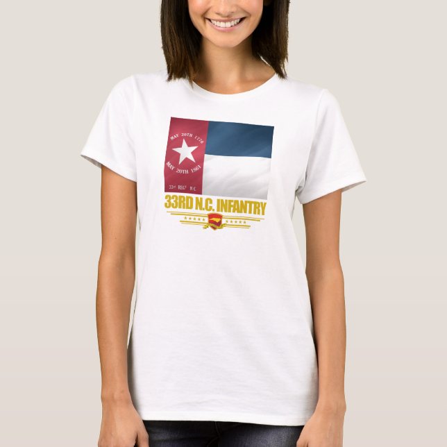 33rd North Carolina Infantry T-Shirt (Front)