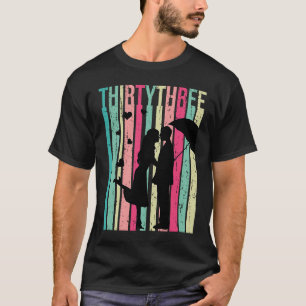 33rd Wedding Anniversary Husband Wife 33 Years of T-Shirt