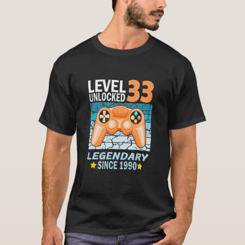 33th birthday gamer born in 1990 2 T_Shirt