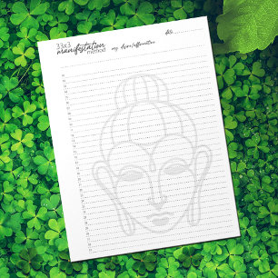 33x3 Manifestation Method, Law of attraction Notepad