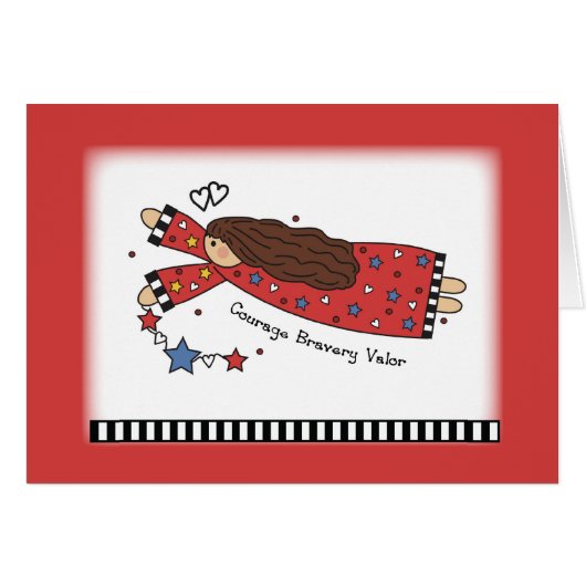 3438 Angel of Courage Cards (Front Horizontal)
