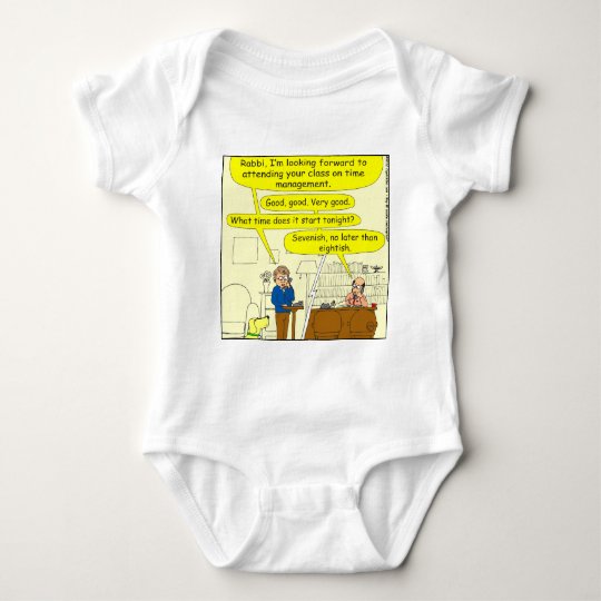 347 Class on time management color cartoon Baby Bodysuit