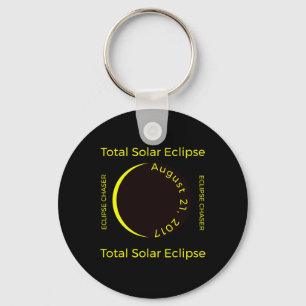 #34;eclipse Chaser#34; Total Solar Eclipse Aug 201 Keychain