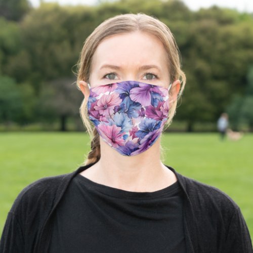 34 Floral Pattern Adult Cloth Face Mask