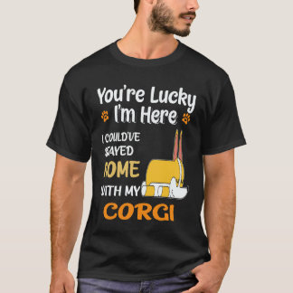 34 I Could Have Stayed Home With Corgi T-Shirt
