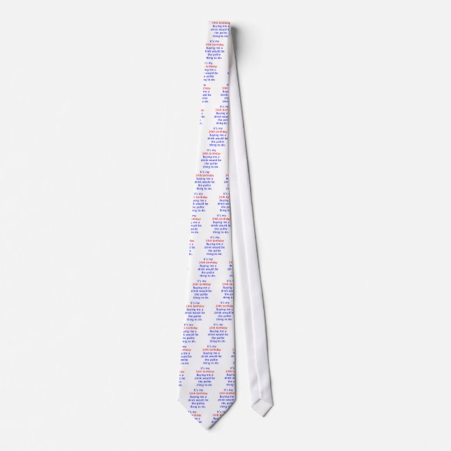 34 Polite thing to do Tie (Front)