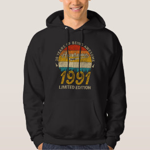 34 Year Old Birthday Legend 34th Birthday Gift Hoodie