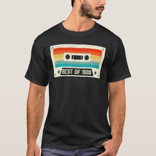 34 Year Old Cassette Tape Vintage Best Of 1988 34t T_Shirt