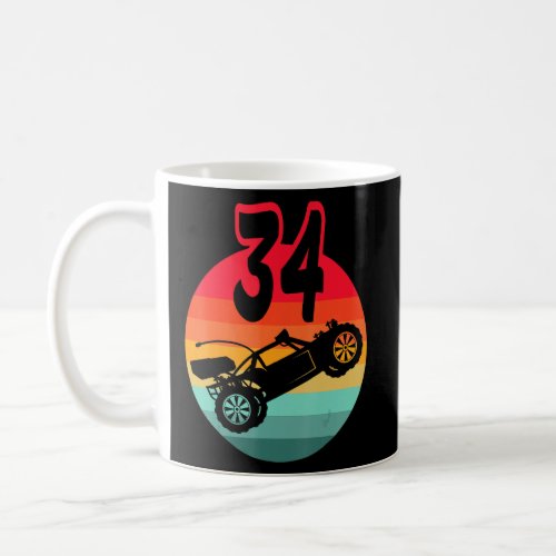 34th Birthday I Racing Gaming I Remote Control Rc  Coffee Mug