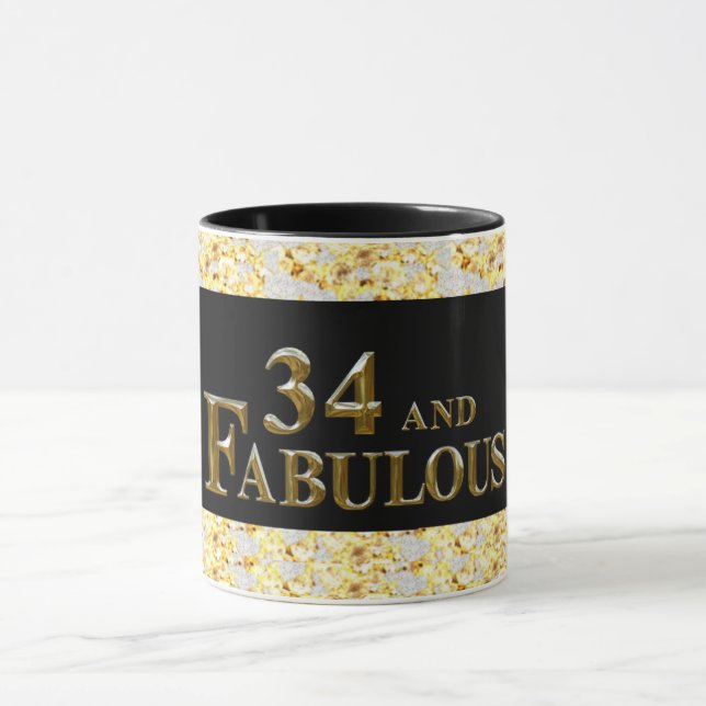 34th  Birthday  Mug (Center)