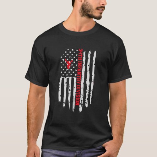 34Th Infantry Division American Flag T_Shirt