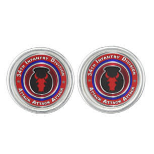 34th Infantry Division Cufflinks