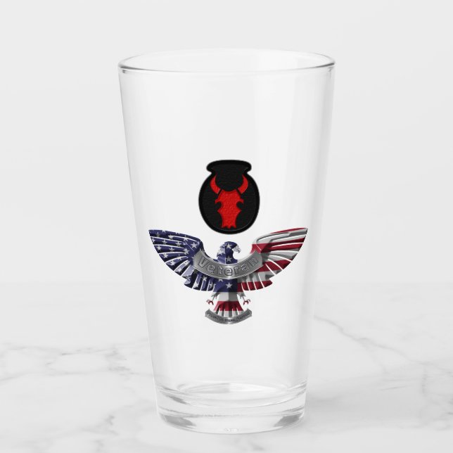 34th Infantry Division Eagle Glass (Front)