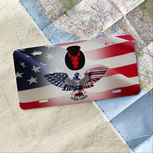 34th Infantry Division Eagle  License Plate