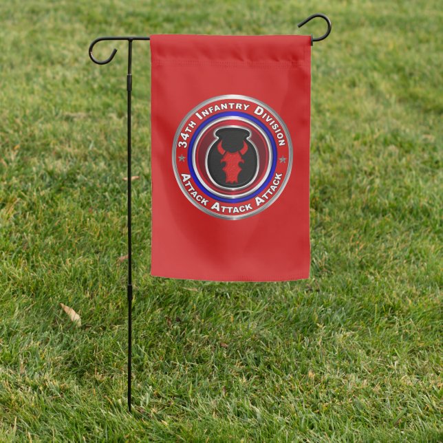 34th Infantry Division  Garden Flag (In SItu)
