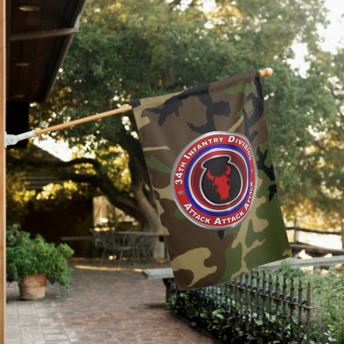 34th Infantry Division  House Flag