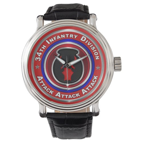 34th Infantry Division Keepsake Watch