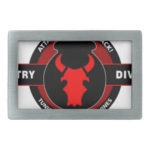 34TH INFANTRY DIVISION" RED BULL" BELT BUCKLE