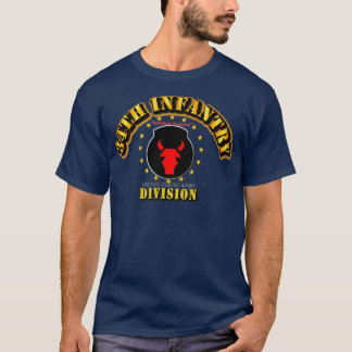34th Infantry Division Red Bull Division T-Shirt