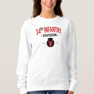 34th Infantry Division - US Military Women Sweatshirt