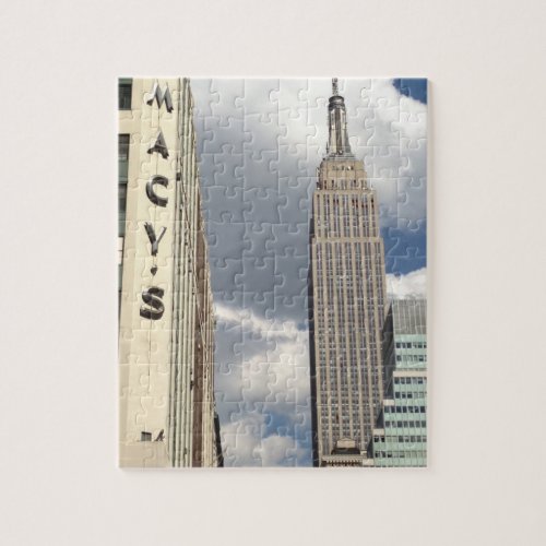 34th Street Empire State Building Manhattan NYC Jigsaw Puzzle