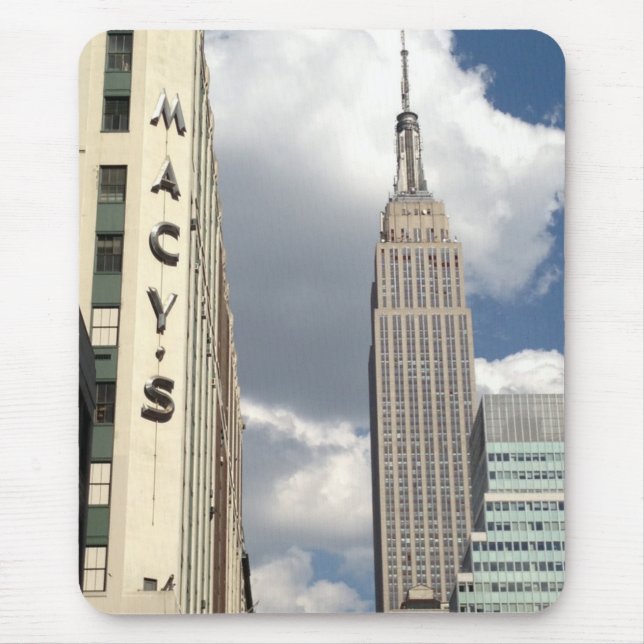 34th Street Empire State Building Manhattan NYC Mouse Pad (Front)