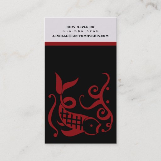 Customizable 350ml [red] Business Cards