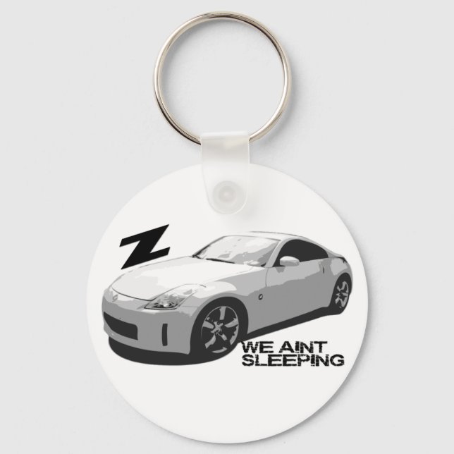350Z Aint sleeping Keychain (Front)