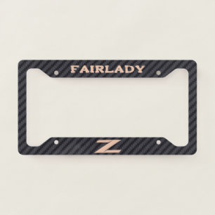 350Z Customizable Carbon Fiber License Plate Frame
