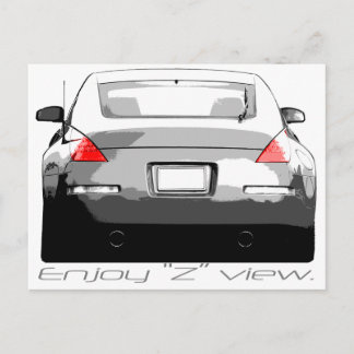 350Z "Enjoytheview." Postcard