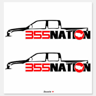 355Nation Crew Cab Design Sticker