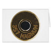 357 Magnum brass shell casing (Front Horizontal)