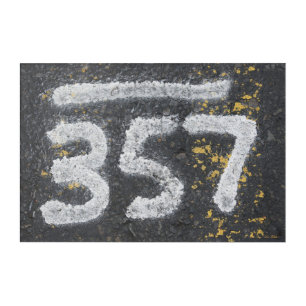 357 Mason's and Angel Number Acrylic Print