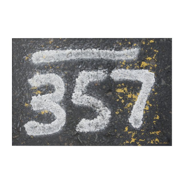 357 Mason's and Angel Number Acrylic Print (Front)