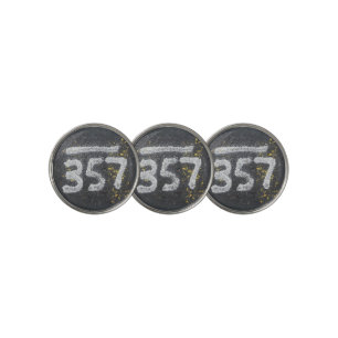 357 Mason's and Angel Number Golf Ball Marker